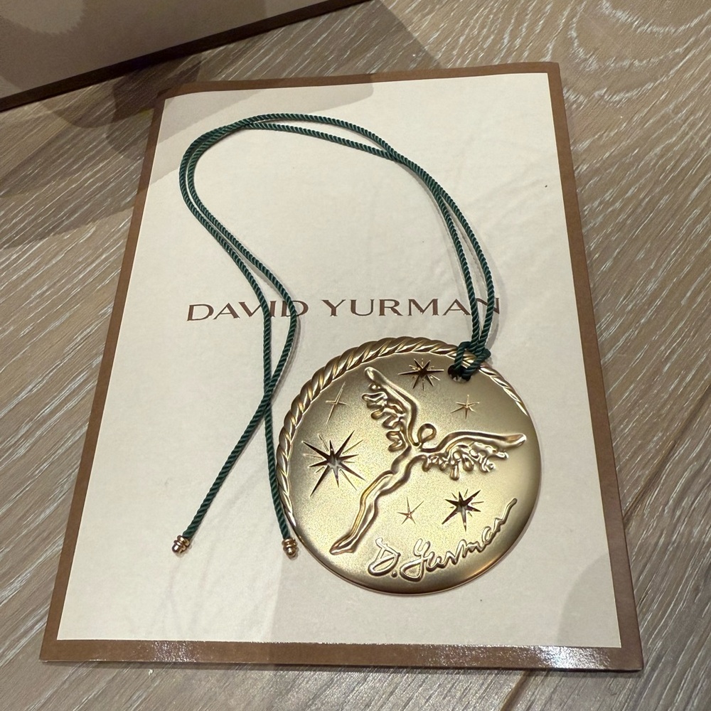 David Yurman Gold Angel Medallion
